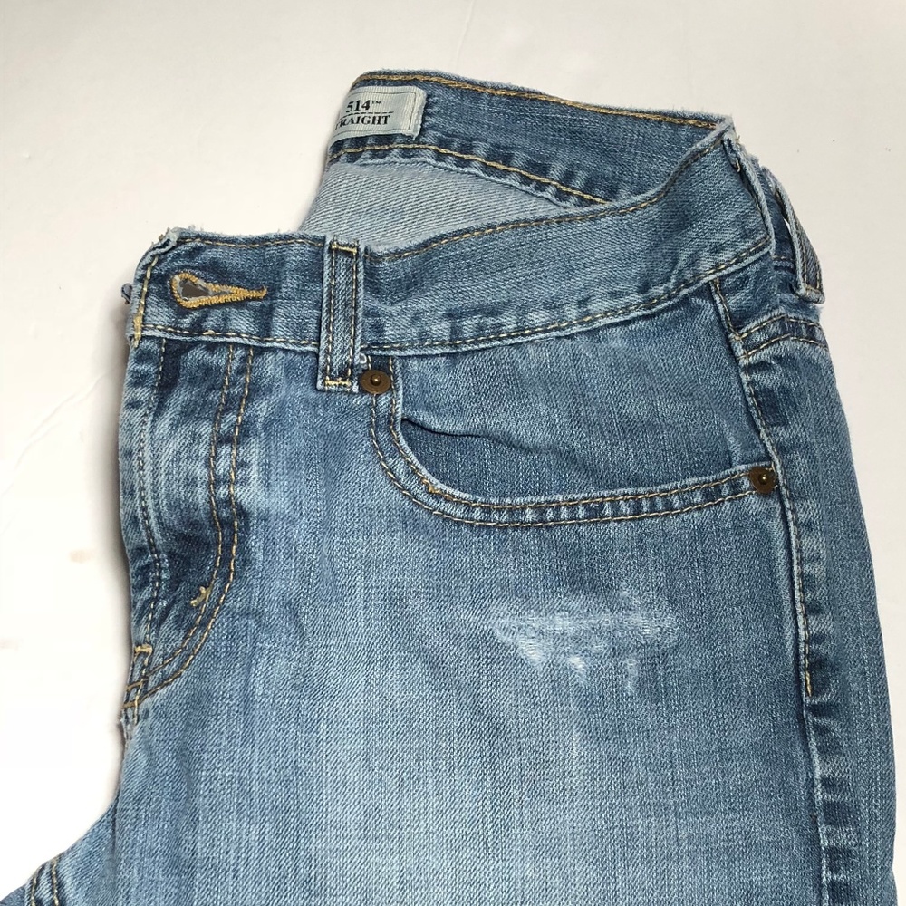 LEVI'S 514 Slim Straight Fit Jeans - Boys 30x26 -